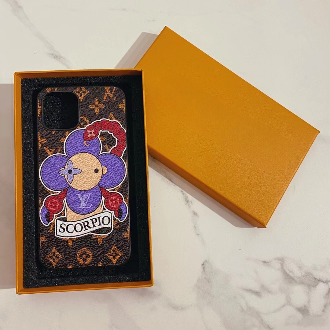 Scorpio Love Painted Pouzdro na iPhone vyrobené na zakázku