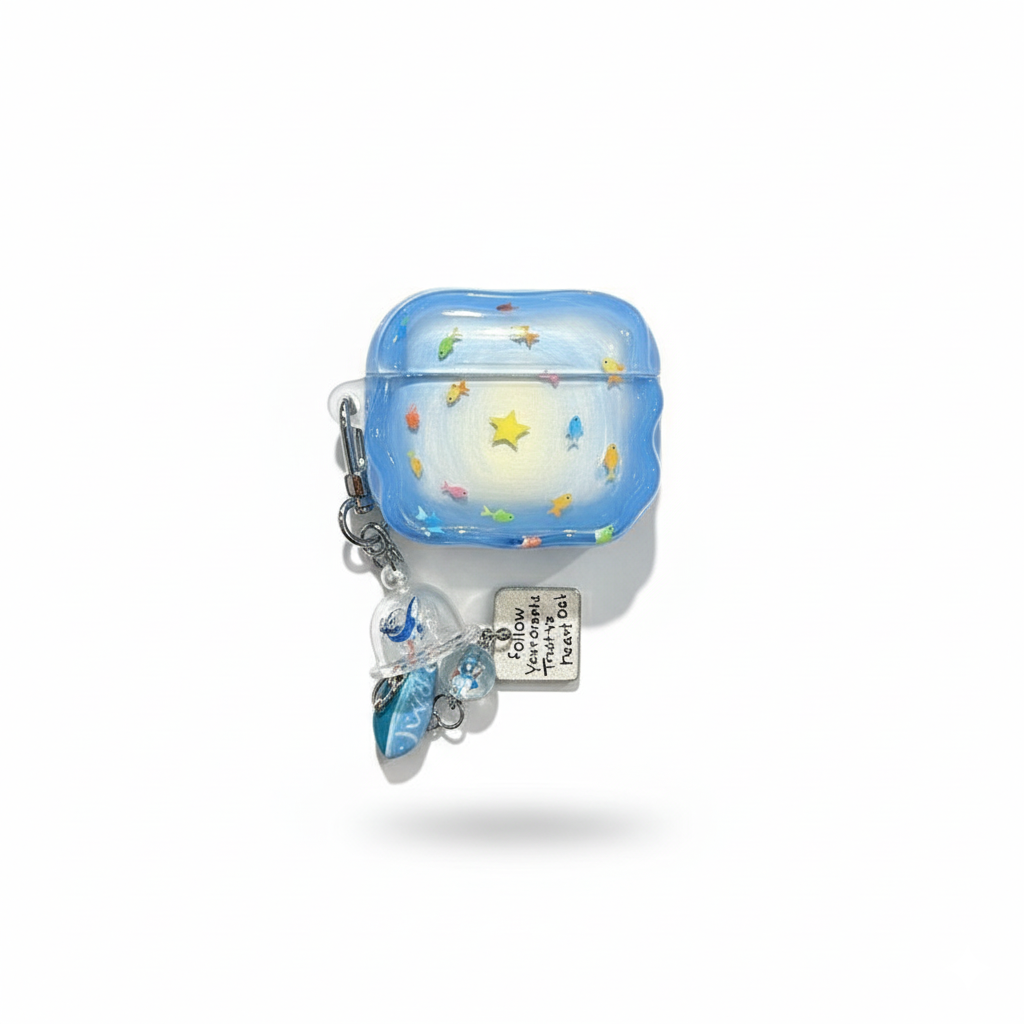Pouzdro na AirPods Ocean Starlight Colorful Fish Series