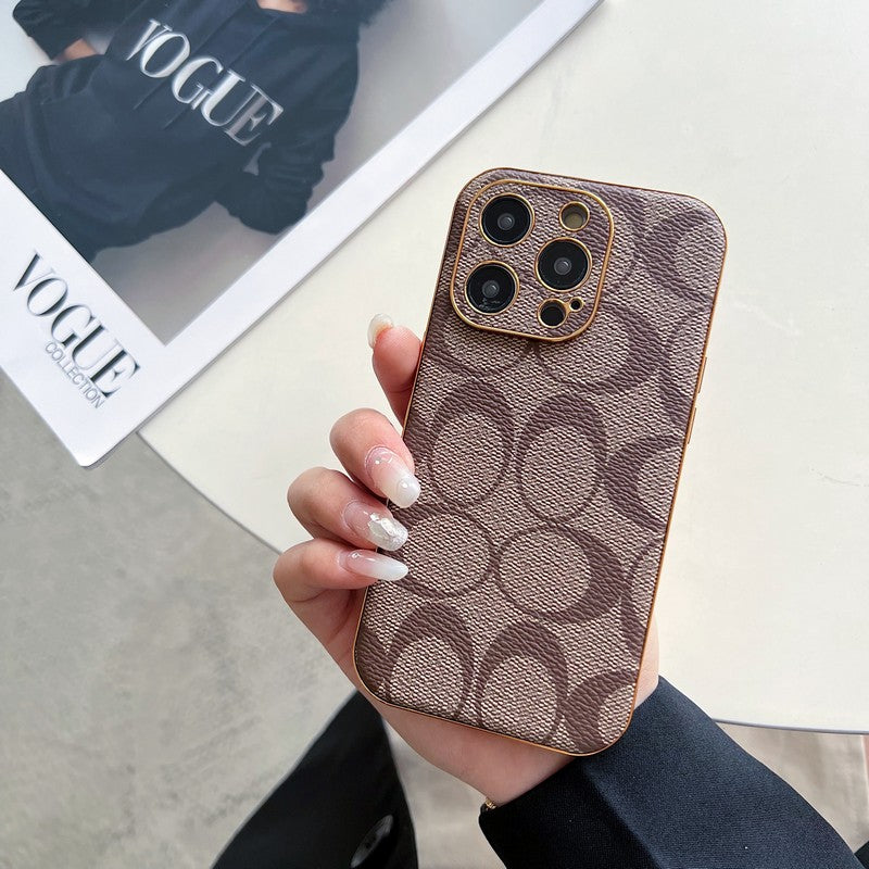 Klasické kožené pouzdro na iPhone