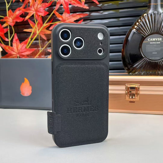 Capa Classics Premium de Couro para iPhone – Proteção de Luxo
