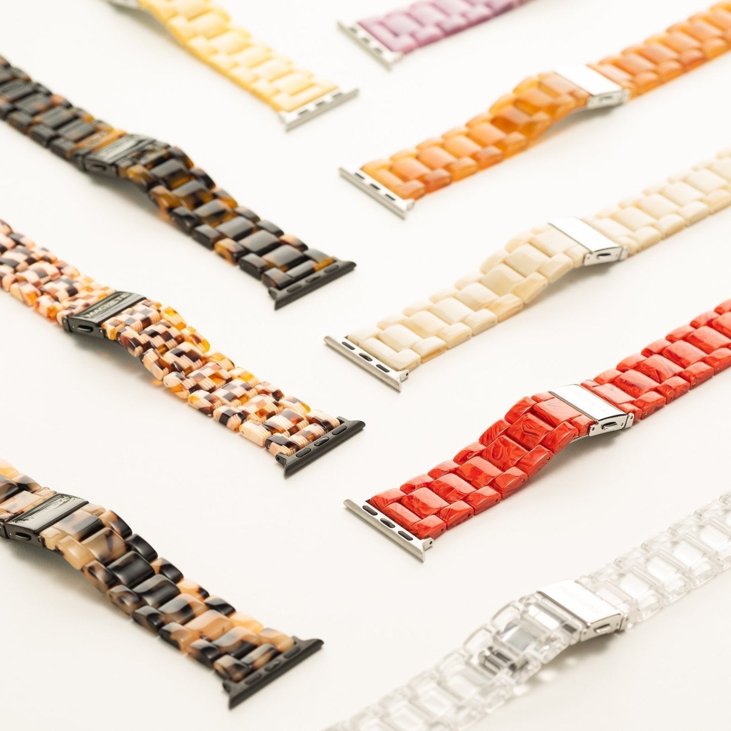 Řemínek na Apple Watch v barvě Mango Tortoise