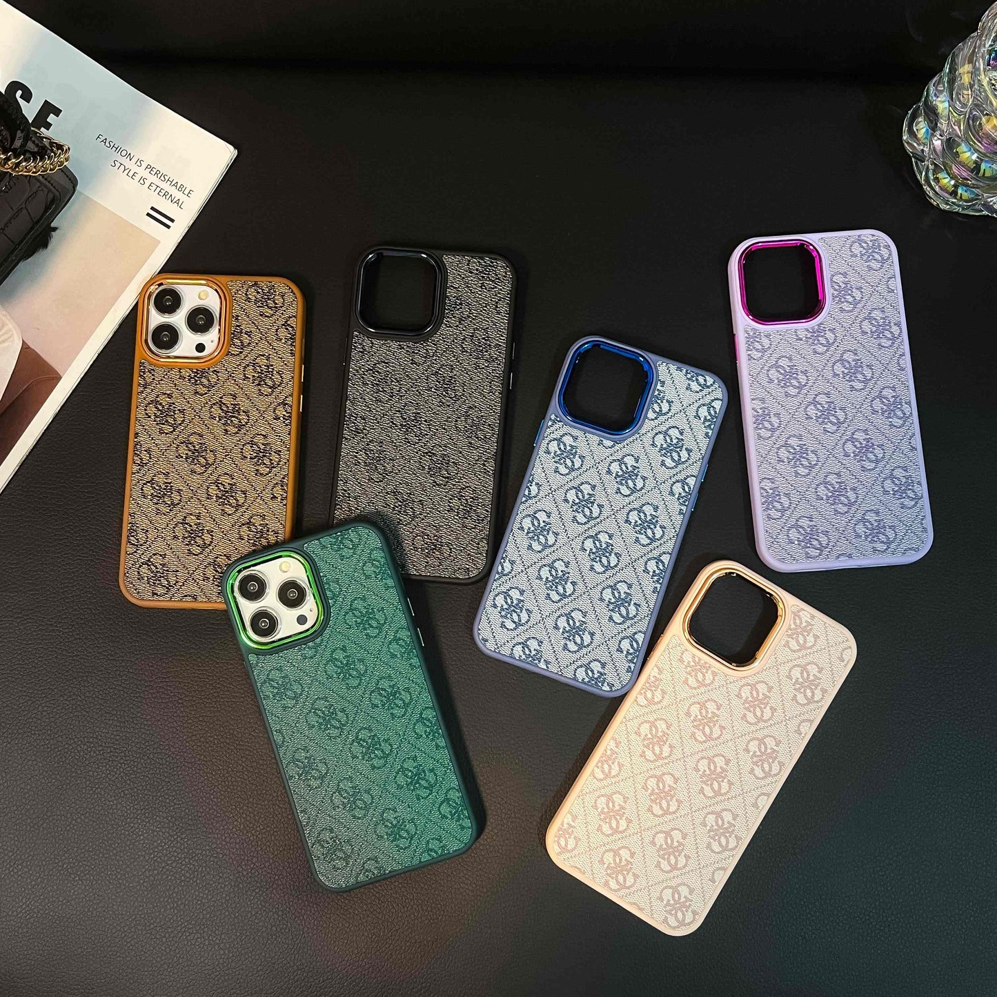Žluté luxusní pouzdro na iPhone-MD231025