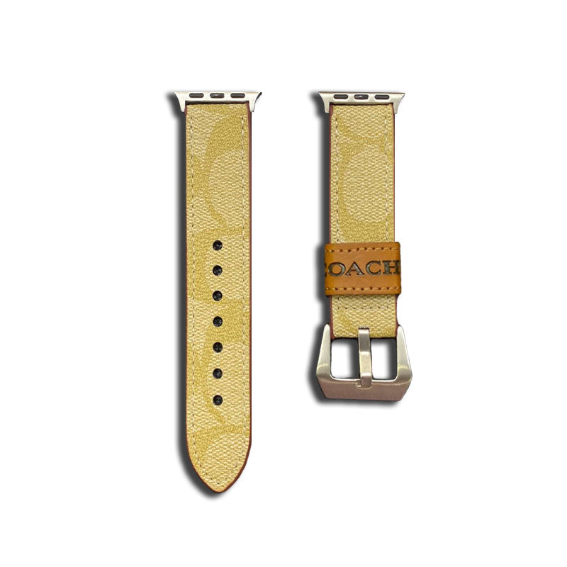 Kožený trenér Apple Watch Band Coffee-YHK244221710