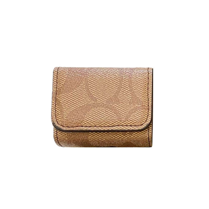 Luxusní pouzdra na AirPods Pro Coach Tmavě hnědá-YH240425