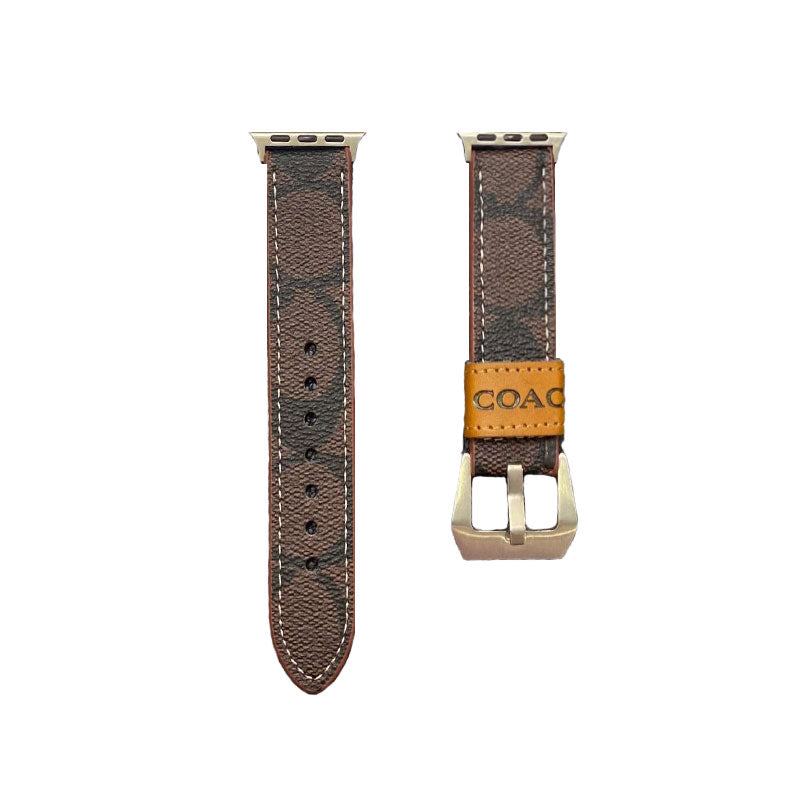 Kožený řemínek Apple Watch Black-YHK244221710