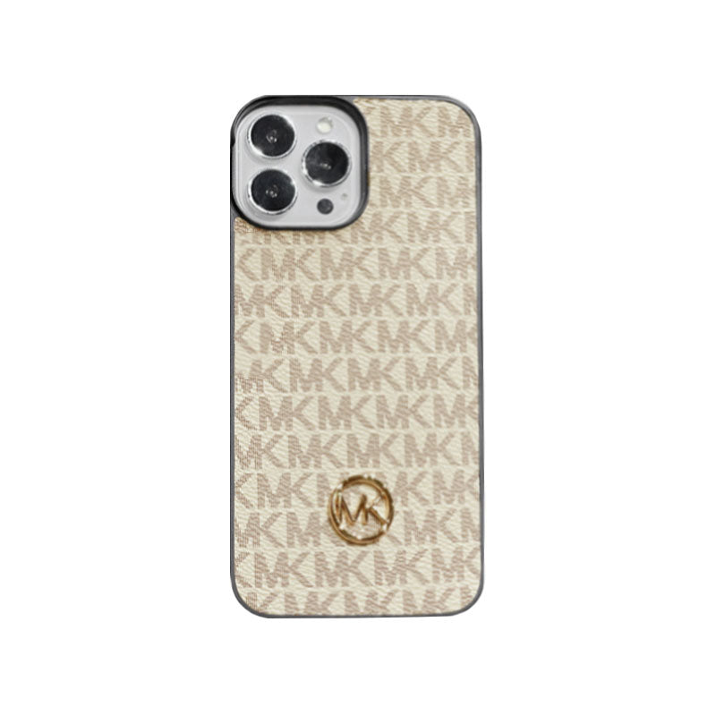 Luxusní pouzdro na iPhone hnědé-MKK240603