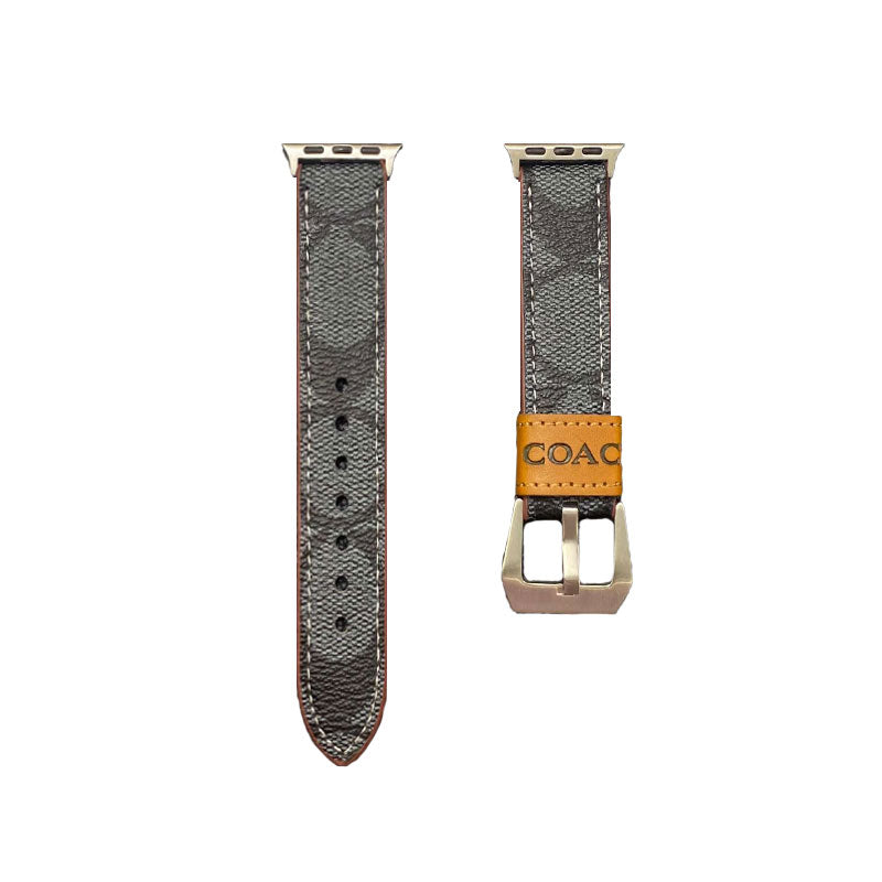 Kožený řemínek Apple Watch Black-YHK244221710