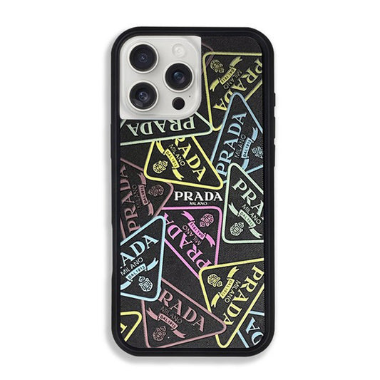 Capa preta luxuosa para iPhone