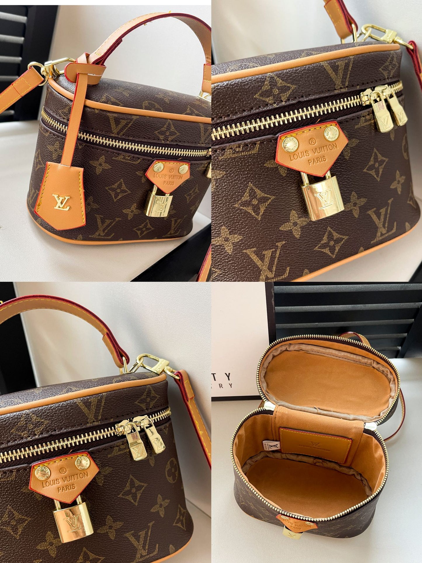 Vintage-Inspired Box kabelka – Elegantní Monogram Tote Box