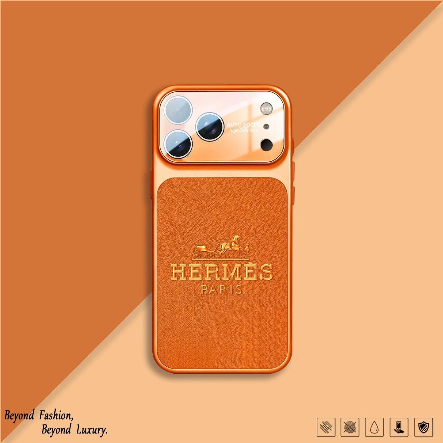 Pouzdro na iPhone řady H Luxury Orange Series