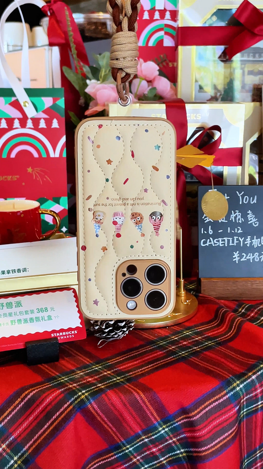 Aconchegante e leve: capa de iPhone chique inspirada em biscoitos para criadores de tendências