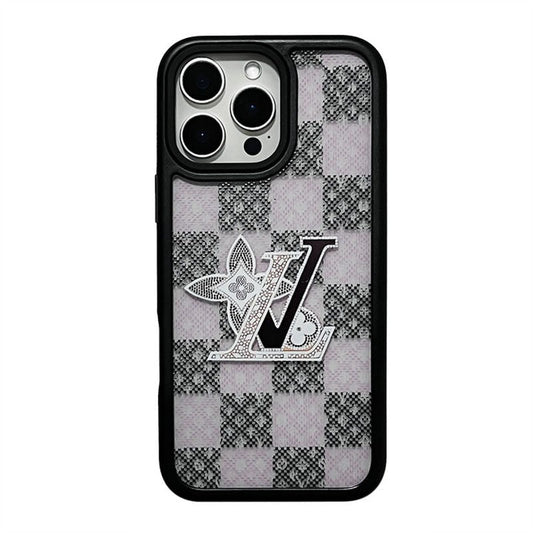 Luxusní černé rohové pouzdro na iPhone