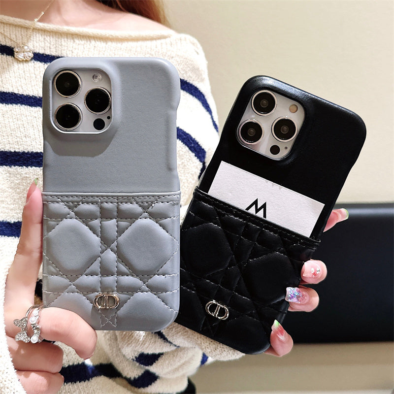 Módní kožené pouzdro na iPhone