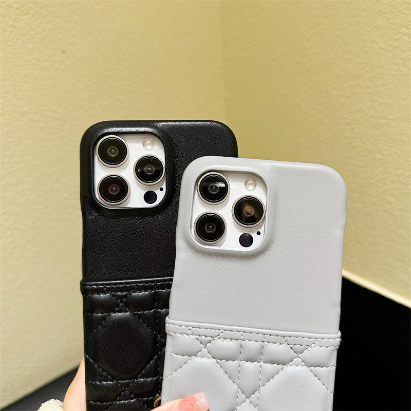 Módní kožené pouzdro na iPhone