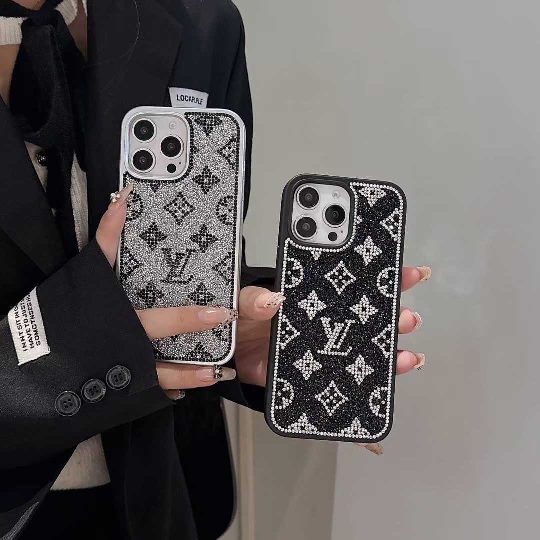 Luxusní Glitter Holographic Y - S - pouzdro na iPhone inspirované L – Diamond Shine Edition
