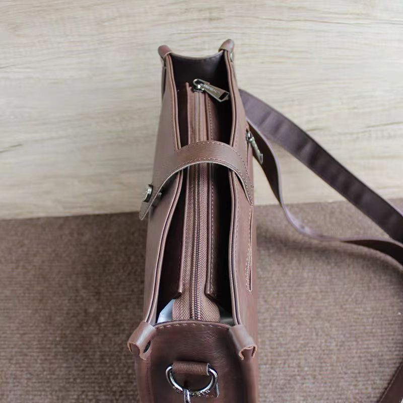 Luxusní kožená crossbody kabelka