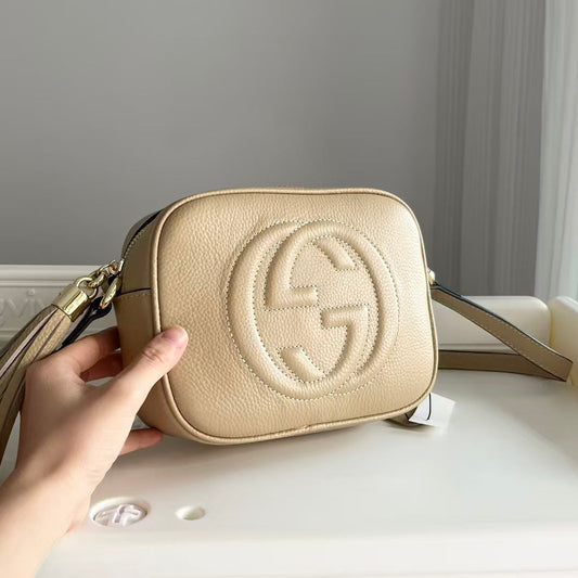 Advanced Pebbled Leather Crossbody Bag
