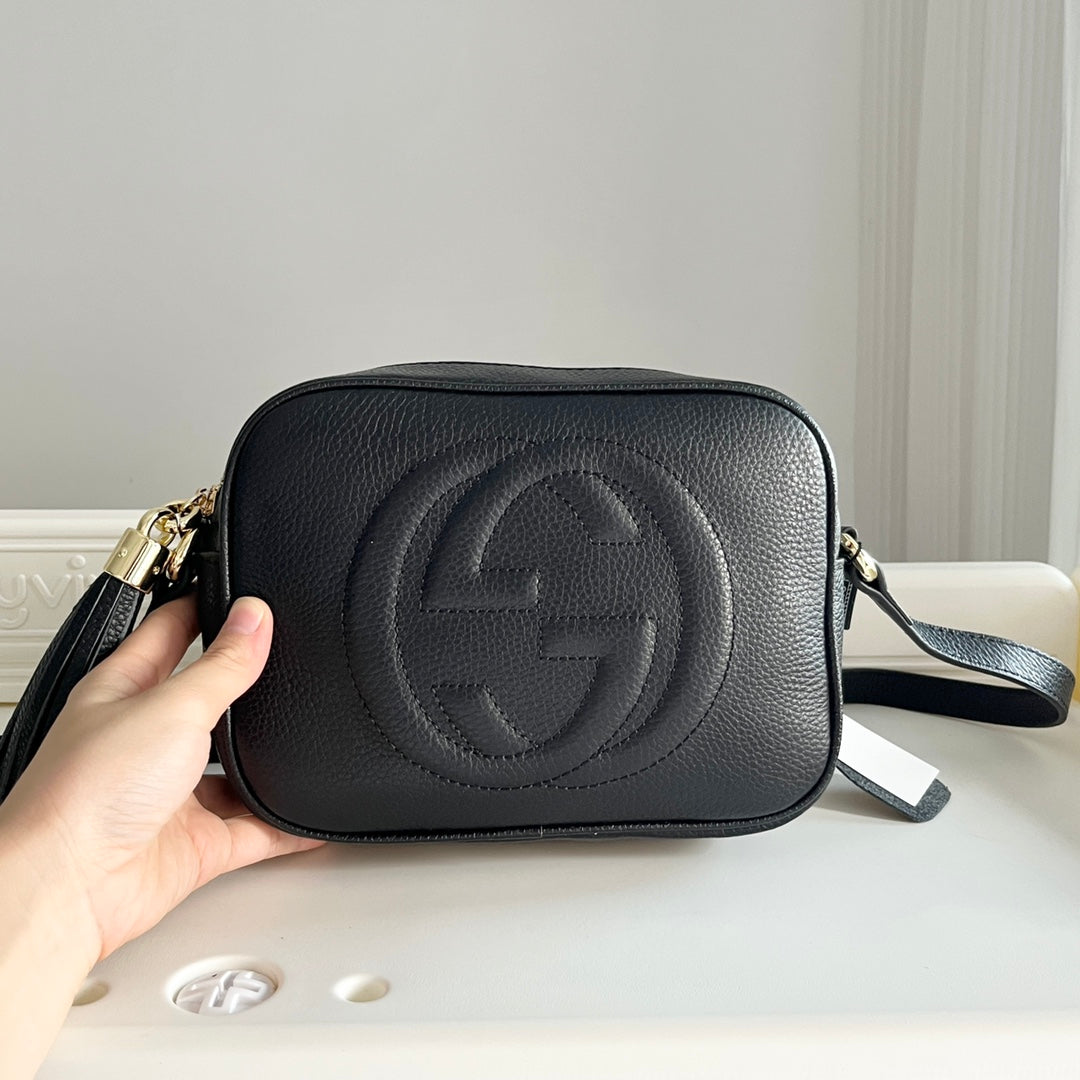Advanced Pebbled Leather Crossbody Bag