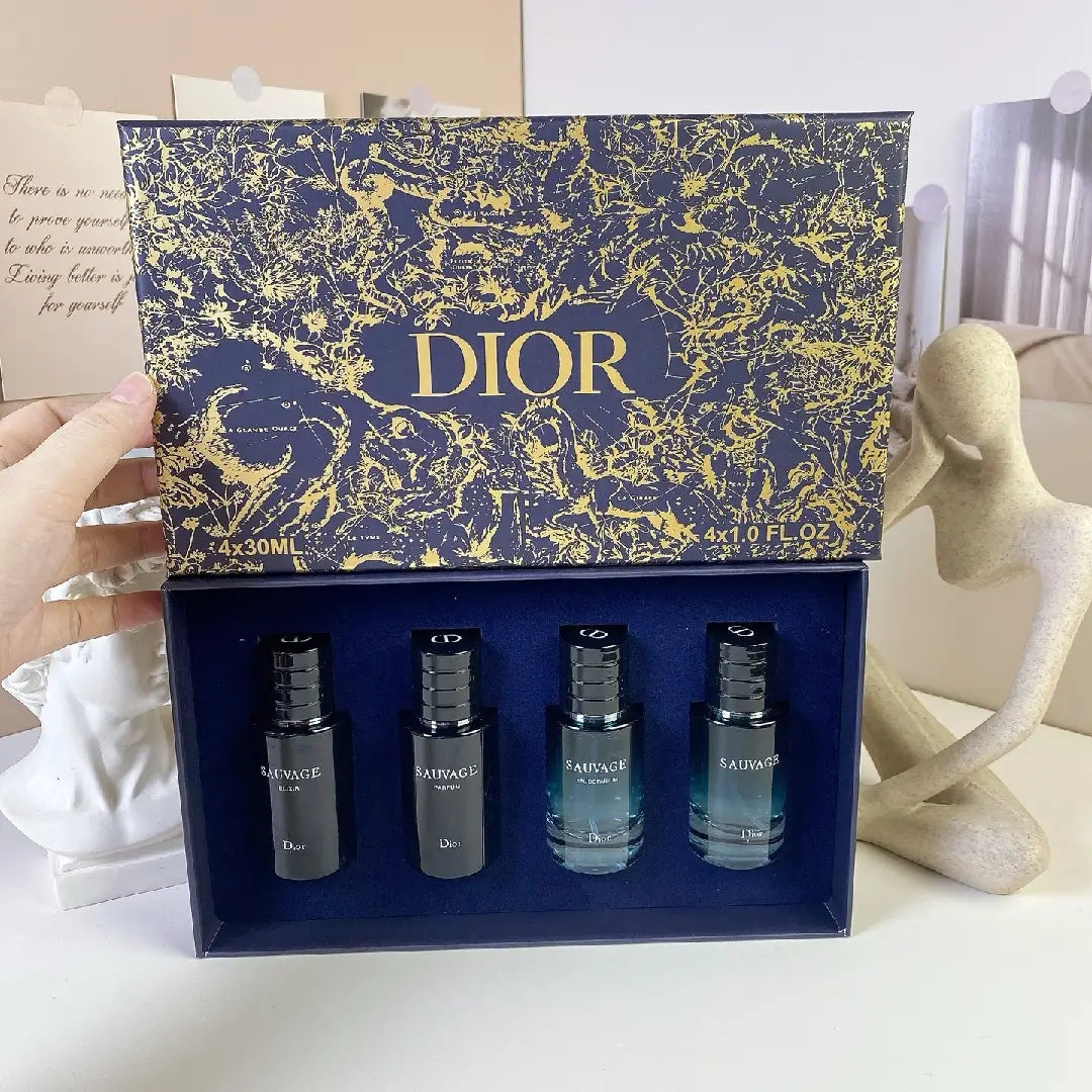 🌟 Sada parfémů Golden Bloom Discovery – limitovaná kolekce 4 kusů (30 ml x 4)
