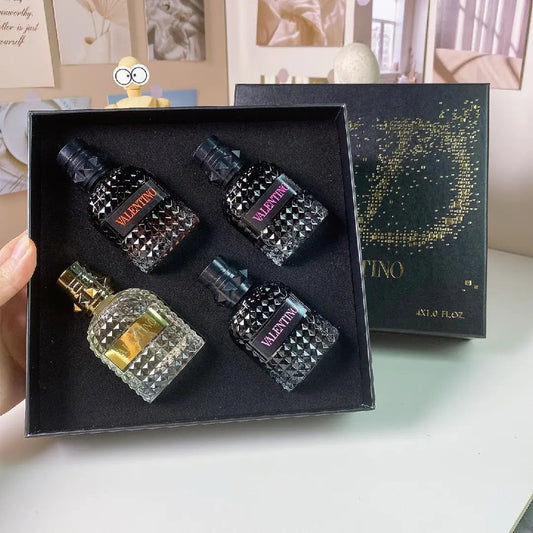 🖤 Urban Rebel Black Box — Ανδρικό σετ αρωμάτων 4 τεμαχίων (30ml × 4)