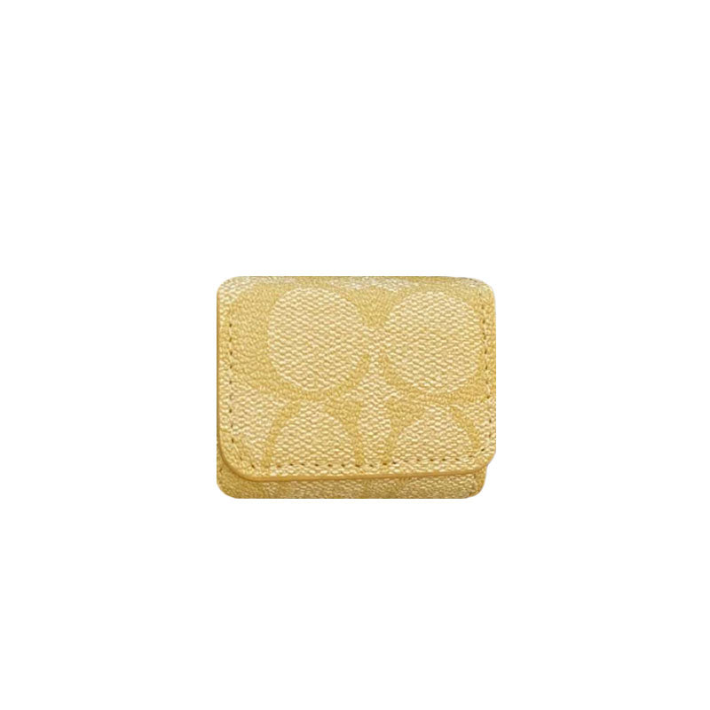 Luxusní pouzdra na AirPods Pro Coach Tmavě hnědá-YH240425