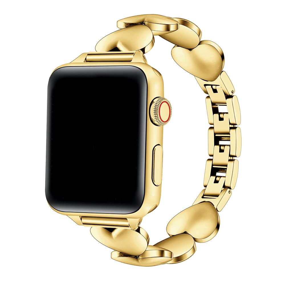 Pásek z nerezové oceli Aphrodite Heart pro Apple Watch
