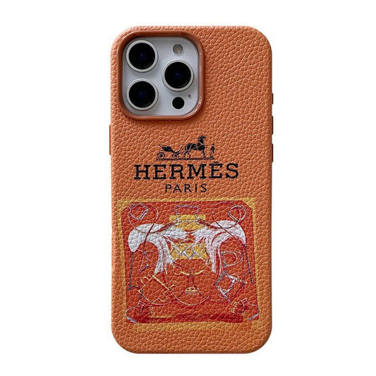 Capa clássica de couro para iPhone