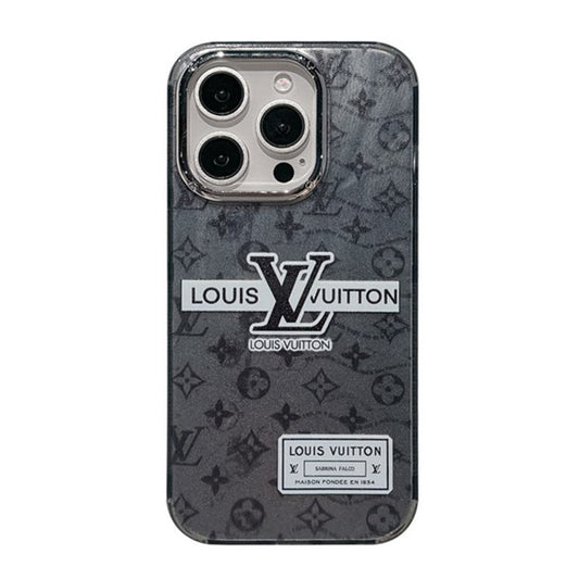 Capa preta luxuosa para iPhone
