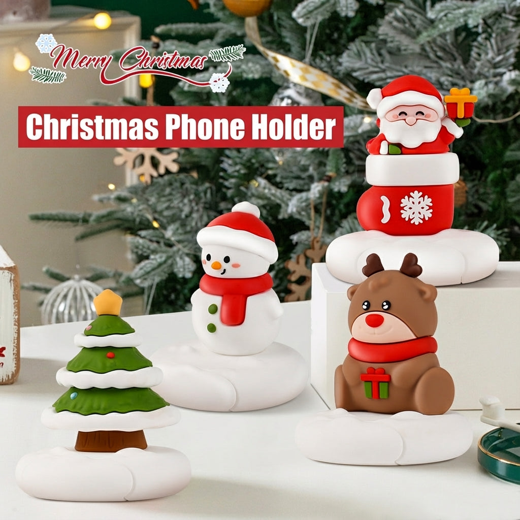 🎄 Stojan na telefon Holiday Desk Buddy – vánoční série