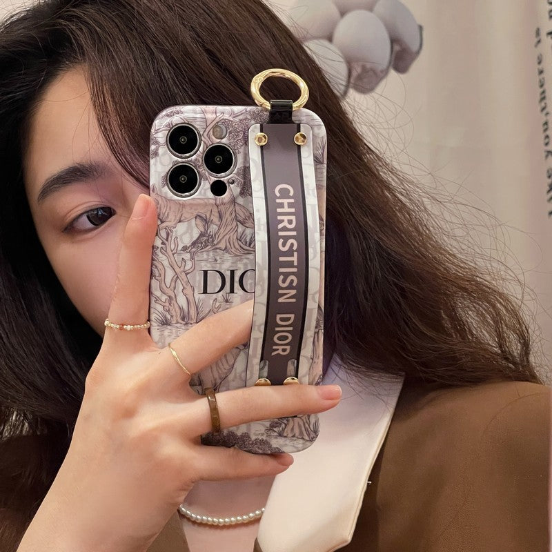 Módní klasický náramkový obal na iPhone