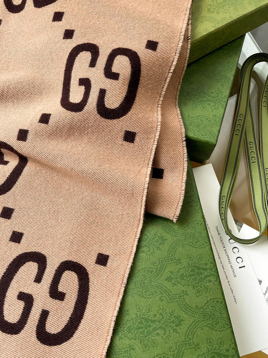 Φουλάρι από κασμίρ Premium Letter-Pattern – Μαλακό, ζεστό & Ελαφρύ χειμερινό απαραίτητο