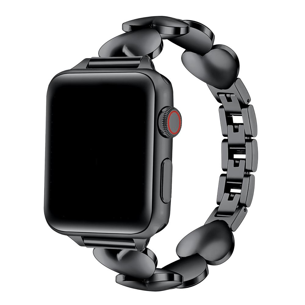 Pásek z nerezové oceli Aphrodite Heart pro Apple Watch