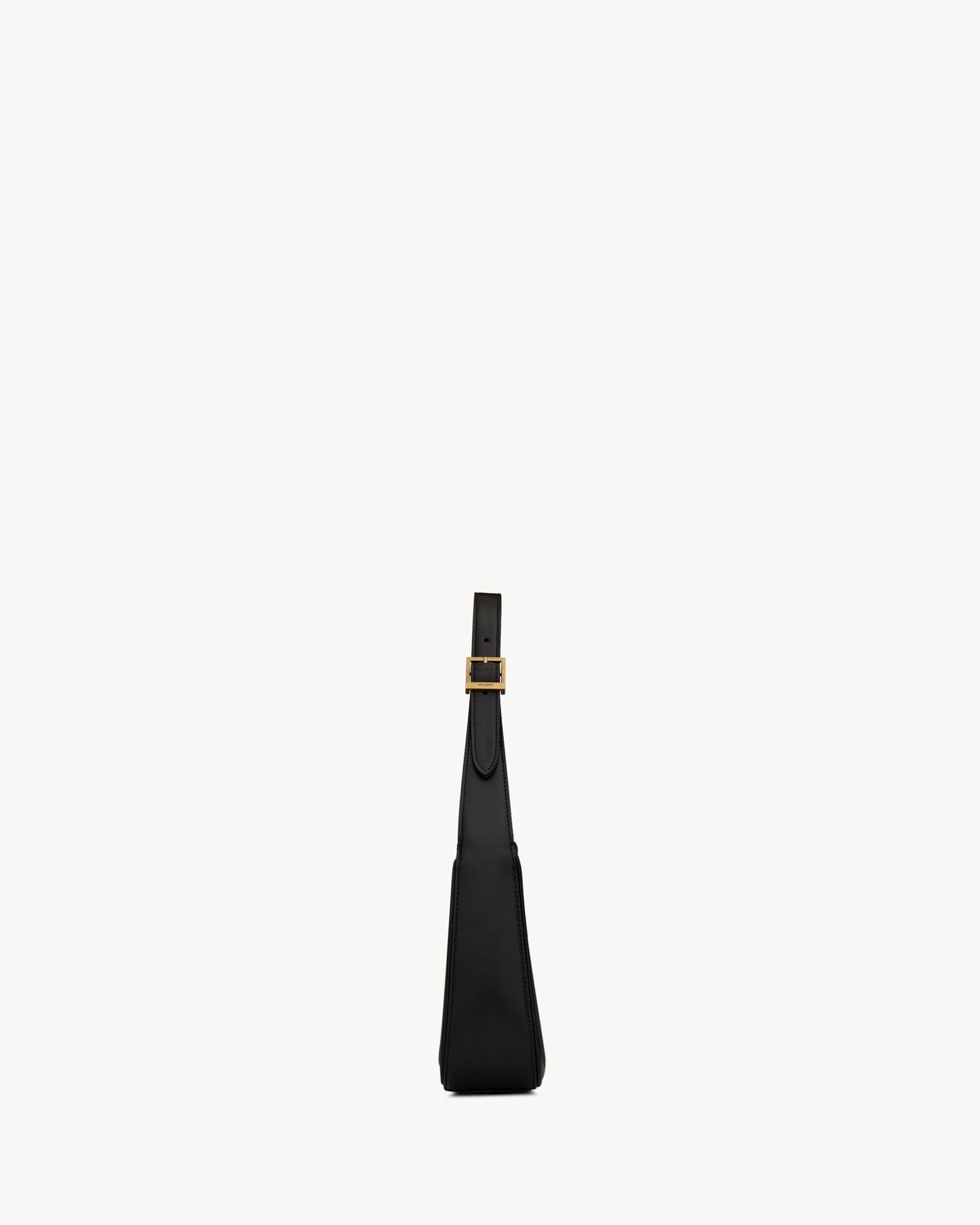 Saint Laurent Le 5 à 7 Lakovaná kůže Hobo – Burgundská elegance
