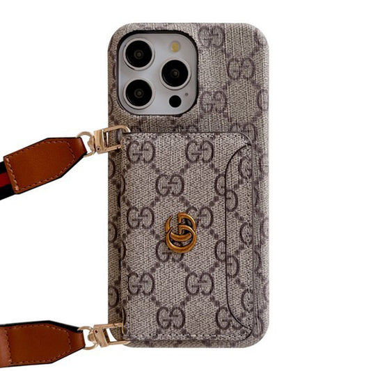 Premium Card Bag Crossbody Classic Case na iPhone