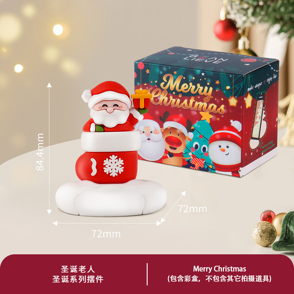 🎄 Stojan na telefon Holiday Desk Buddy – vánoční série