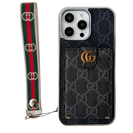 Capa para iPhone com corrente manual premium