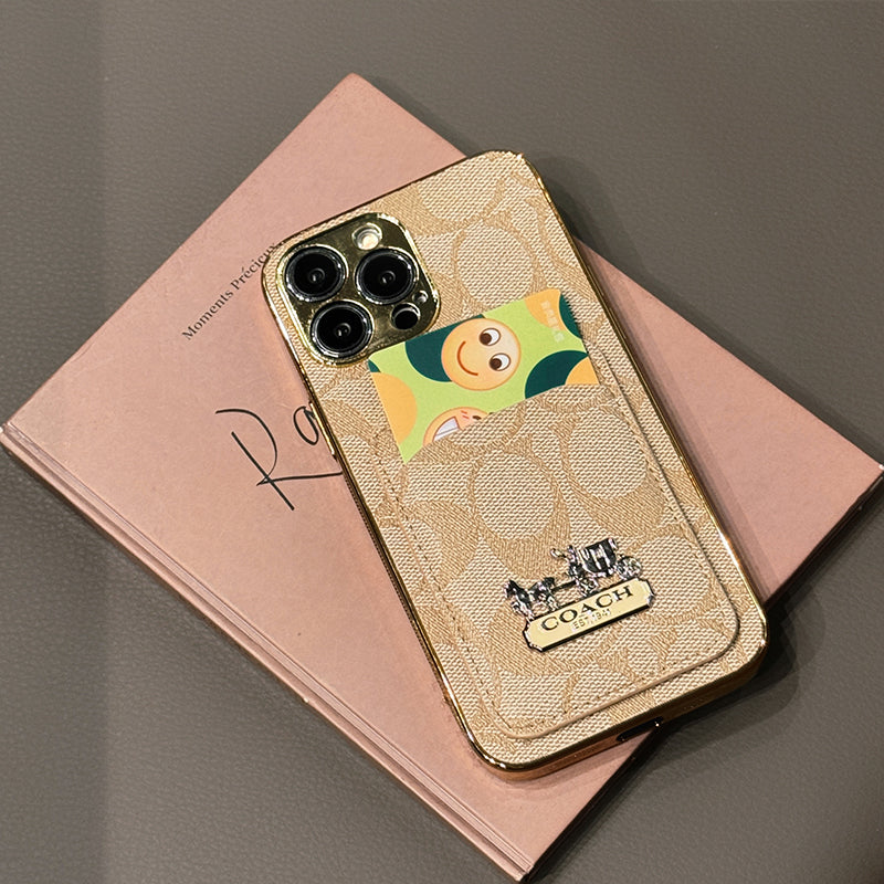 Klasické pouzdro na karty, kožené pouzdro na iPhone