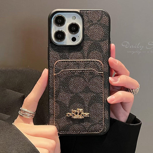 Klasické pouzdro na karty, kožené pouzdro na iPhone