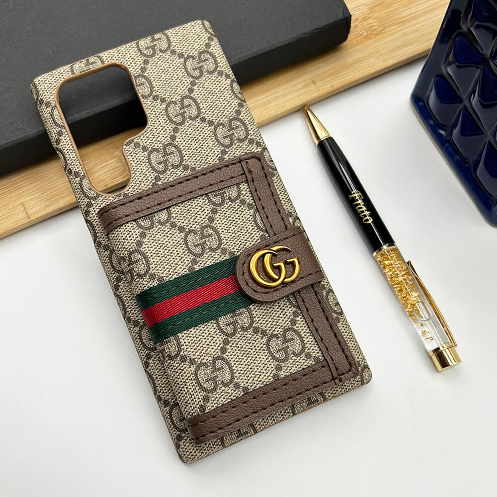Luxusní značková peněženka pro Samsung Galaxy S25/24/23 Series