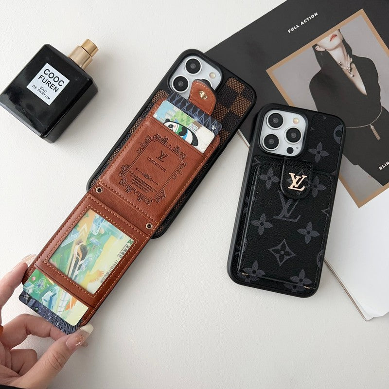 Luxusní Black & Taška s bílou kartou Pouzdro na iPhone