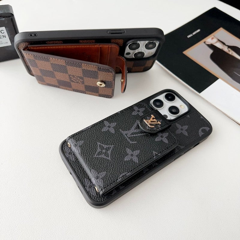 Luxusní Black & Taška s bílou kartou Pouzdro na iPhone