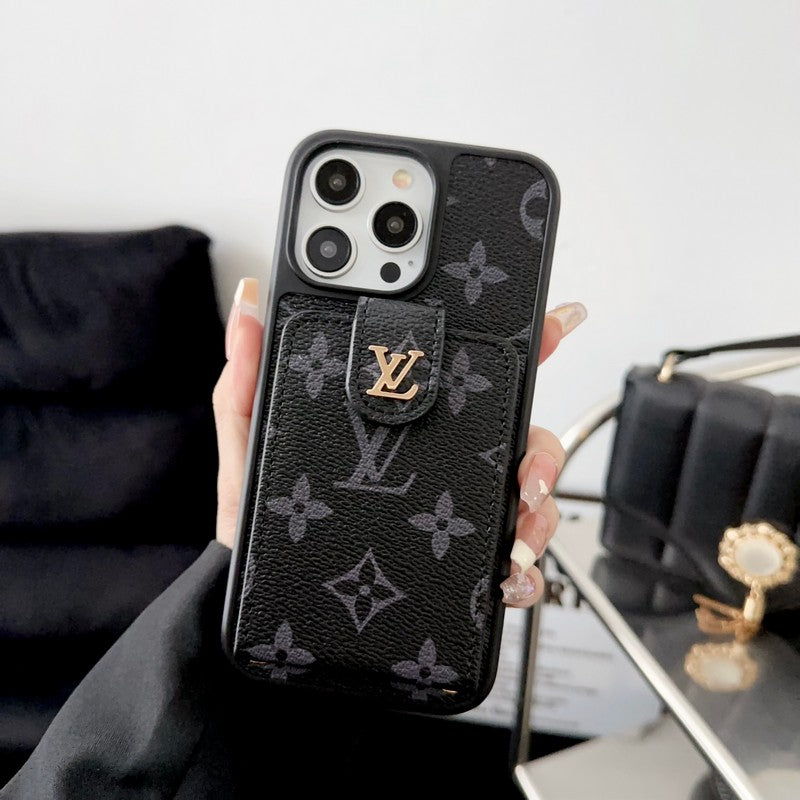 Luxusní Black & Taška s bílou kartou Pouzdro na iPhone