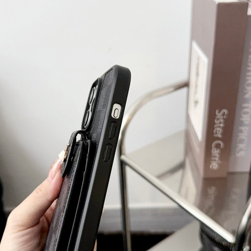 Premium Card Bag Crossbody Chain pouzdro na iPhone