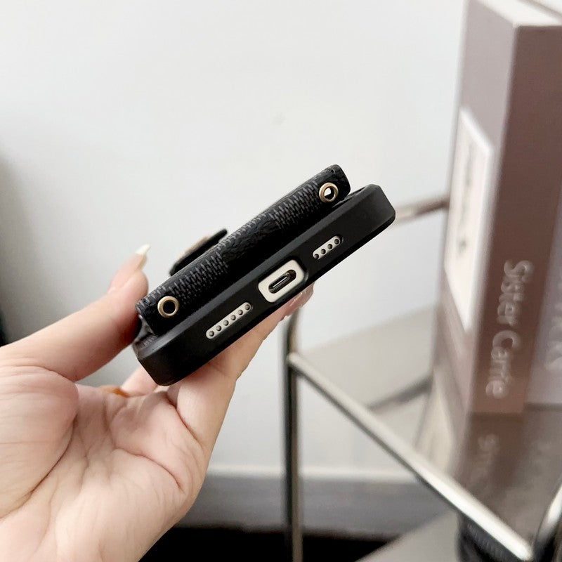 Premium Card Bag Crossbody Chain pouzdro na iPhone