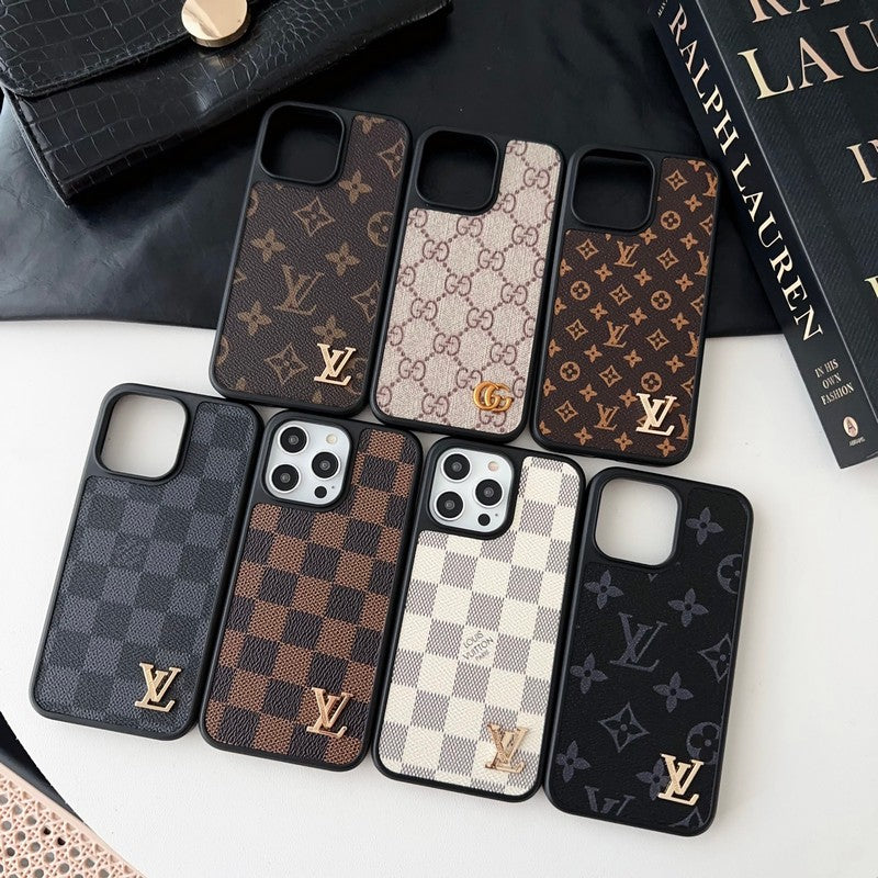 Luxusní černé & Bílé pouzdro na iPhone