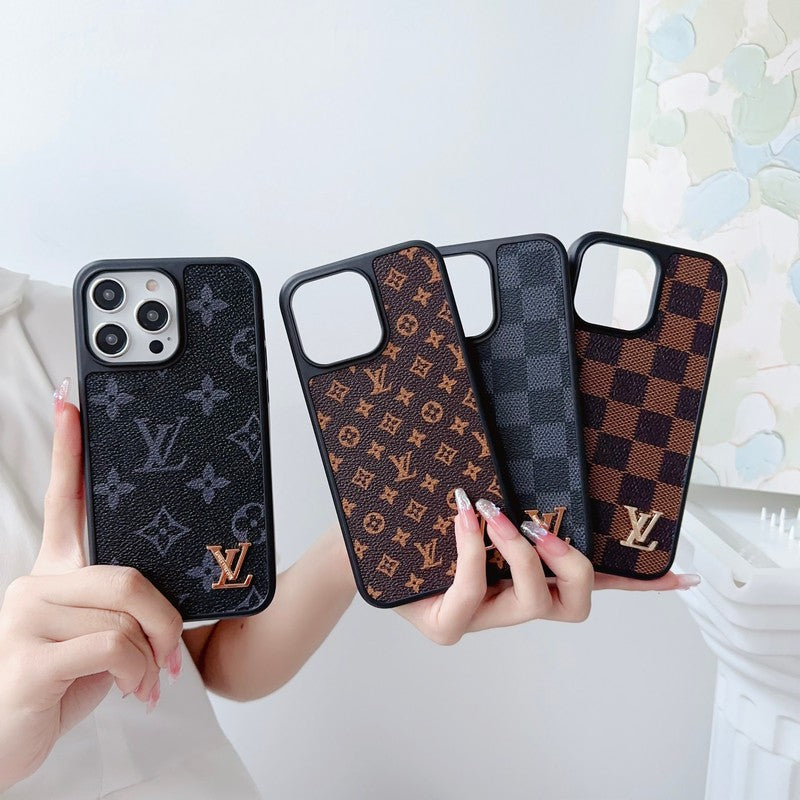 Luxusní černé & Bílé pouzdro na iPhone