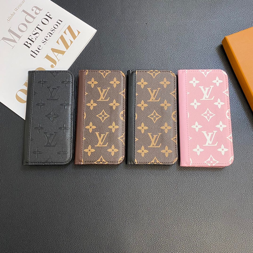 MONOGRAMOVÝ KOŽENÝ KRYT KARTY GALAXY POUZDRO PRO SAMSUNG