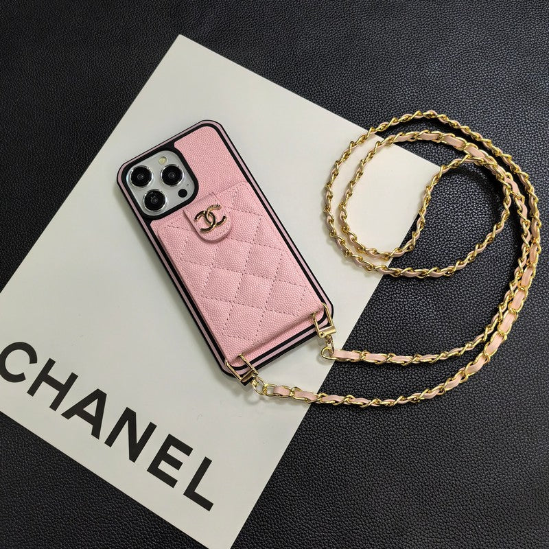 Elegantní crossbody kožené pouzdro na iPhone
