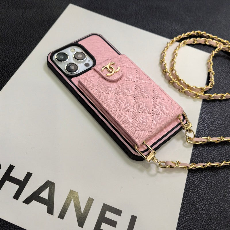 Elegantní crossbody kožené pouzdro na iPhone
