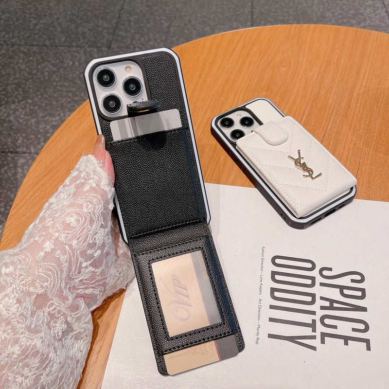Kožené pouzdro na iPhone v barvě Saint Card Bag
